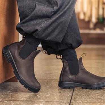BLUNDSTONE UNISEX CHELSEA ANKLE BOOT - PEBBLE